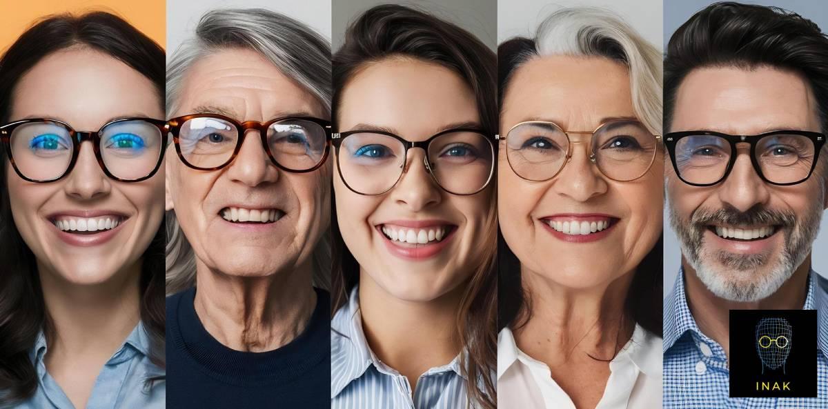 راهنمای انتخاب عینک طبی مناسب انواع چهره ها