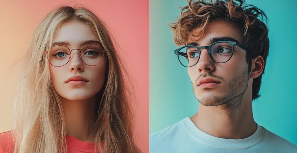 راهنمای انتخاب بهترین عینک برای صورت بیضی( مردانه و زنانه)